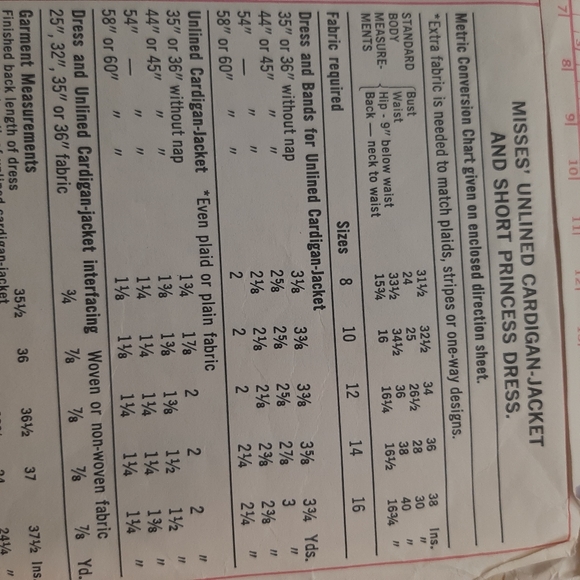 SIMPLICITY PATTERN 6141 JACKET AND DRESS - Picture 7 of 9